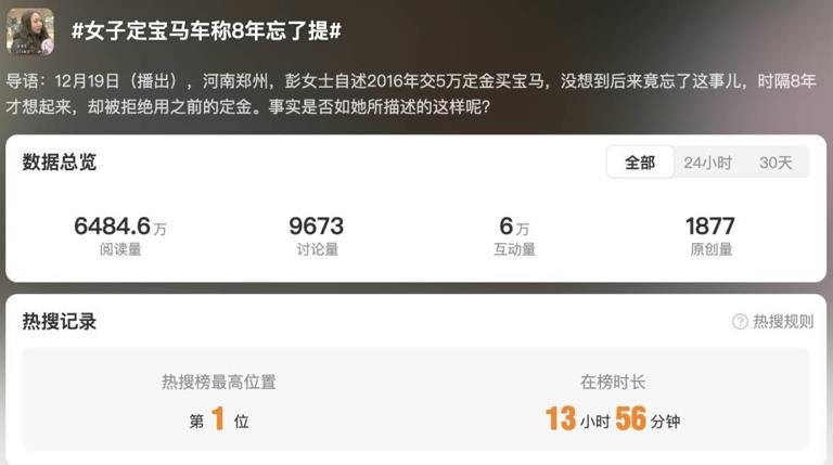 宝马定金交了8年忘提车，销售：车已换代，定金还能用吗？